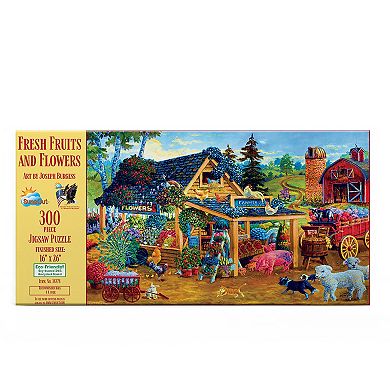 Fresh Fruits and Flowers 300 piece Jigsaw Puzzle