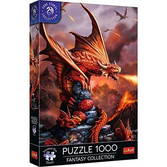 Trefl Premium Plus 1000 pc Puzzle - Anne Stokes Fire Dragon