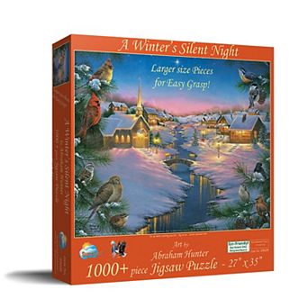 A Winter's Silent NIght 1000 pc Large Pieces Jigsaw Puzzle