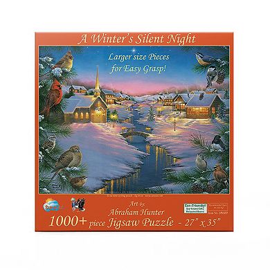 A Winter's Silent NIght 1000 piece Large Pieces Jigsaw Puzzle
