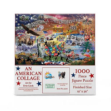 An American Collage 1000 piece Jigsaw Puzzle