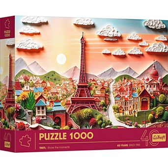 Trefl Red 40th Anniversary Paris 1000 pc Paper Art Puzzle