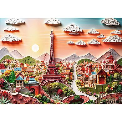 Trefl Red 40th Anniversary Paris 1000 Piece Paper Art Puzzle