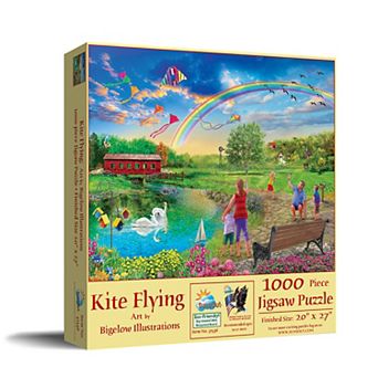 Kite flying 1000 pc Jigsaw Puzzle