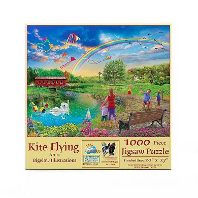 Kite flying 1000 piece Jigsaw Puzzle