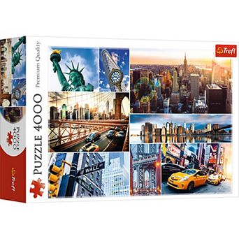 Trefl Red 4000 pc Puzzle - New York - collage / Trefl
