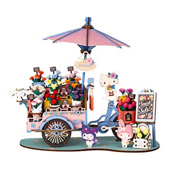 DIY 3D Puzzle - Hello Kitty Flower Cart 184 pc