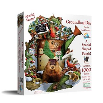 Groundhog Day 1000 pc Special Shape Jigsaw Puzzle