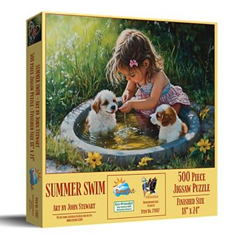 Summer Swim 500 pc Jigsaw Puzzle