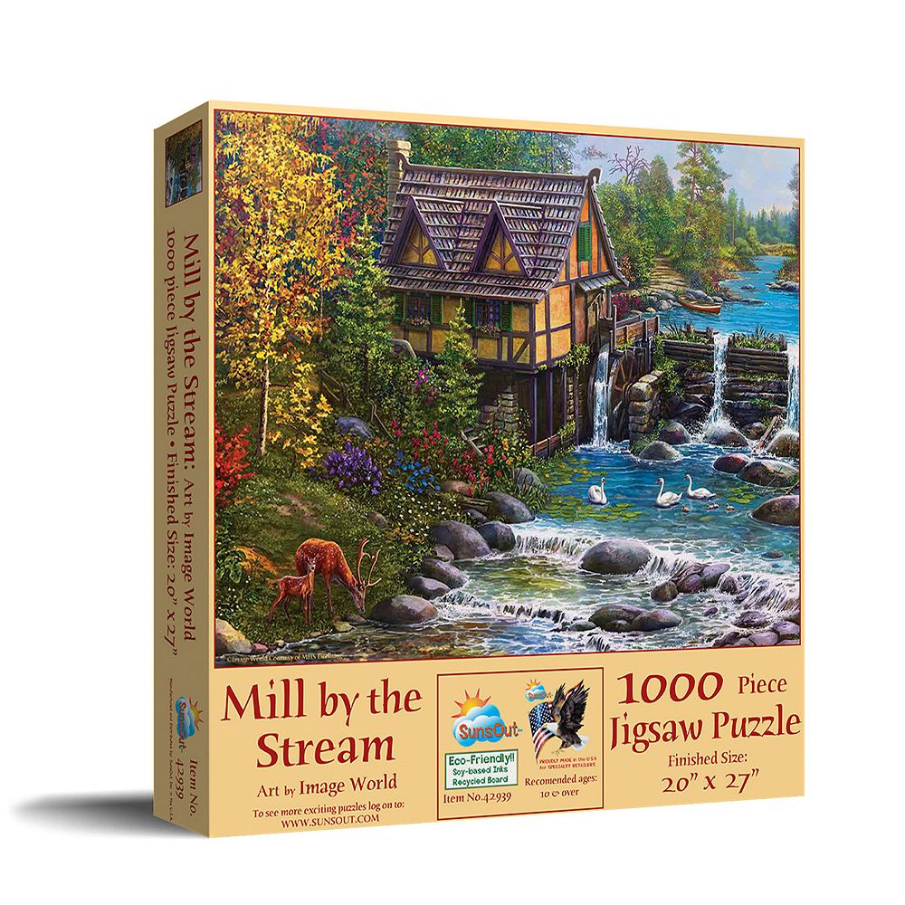 Mill by the Stream 1000 piece Jigsaw Puzzle
