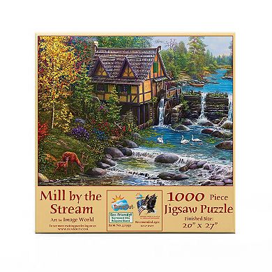 Mill by the Stream 1000 piece Jigsaw Puzzle
