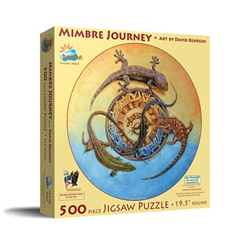 Mimbre Journey 500 pc Round Jigsaw Puzzle
