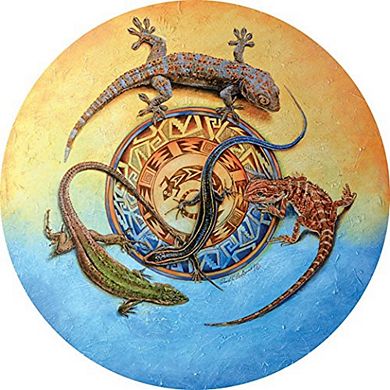 Mimbre Journey 500 piece Round Jigsaw Puzzle