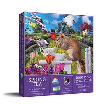 Spring Tea 1000 pc Jigsaw Puzzle