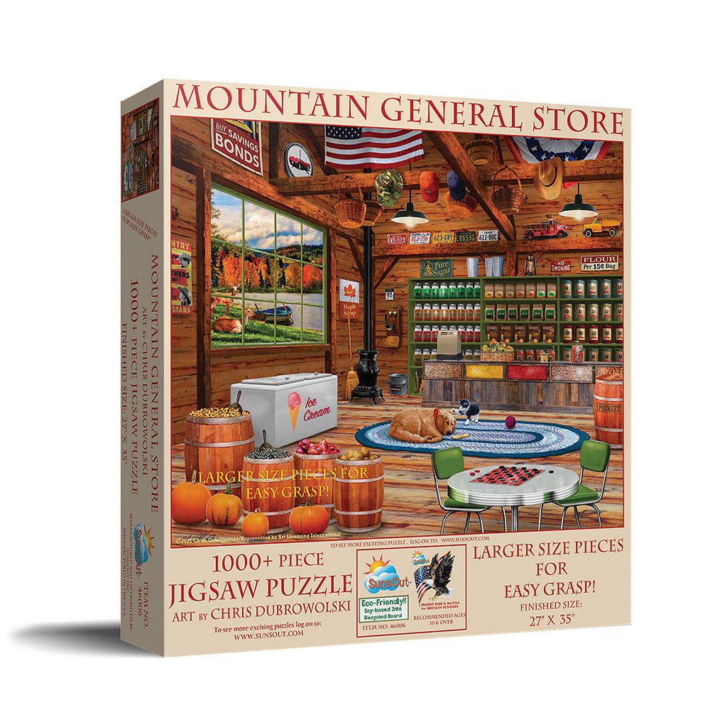 Mountain General Store 1000 piece Large Pieces Jigsaw Puzzle