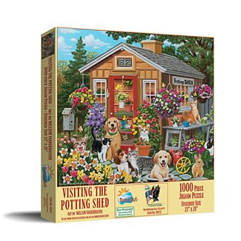 Visiting the Potting Shed 1000 pc Jigsaw Puzzle