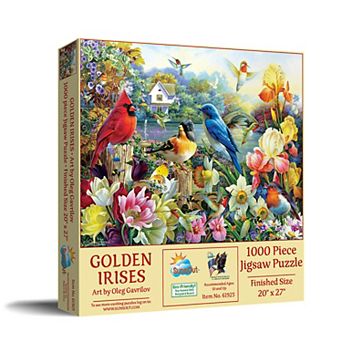 Golden Irises 1000 pc Jigsaw Puzzle