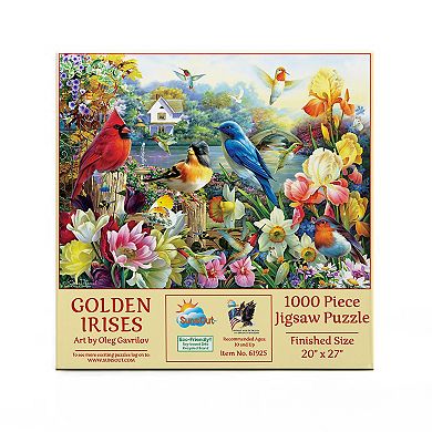 Golden Irises 1000 piece Jigsaw Puzzle