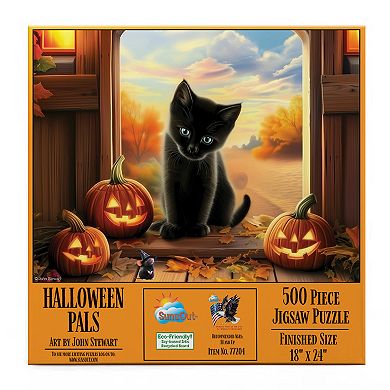 Halloween Pals 500 piece Jigsaw Puzzle for Adults