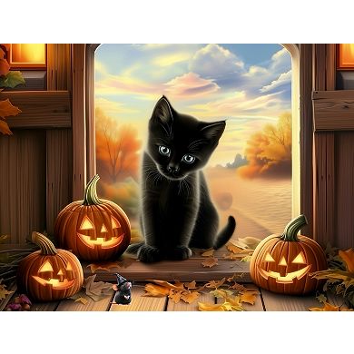 Halloween Pals 500 piece Jigsaw Puzzle for Adults