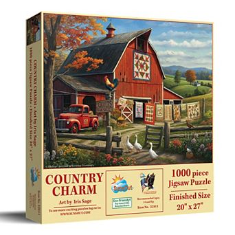 Country Charm 1000 pc Jigsaw Puzzle