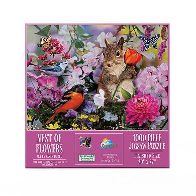 Nest of Flowers 1000 piece Jigsaw Puzzle