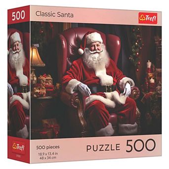 Trefl Red 500 pc Puzzle - Holiday - Classic Santa