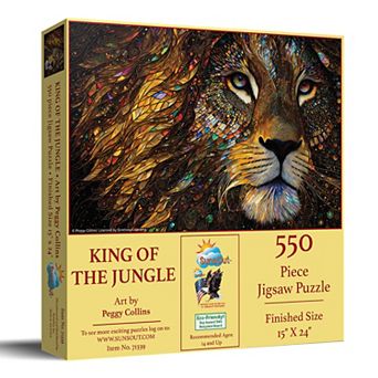 King of the Jungle 550 pc Jigsaw Puzzle