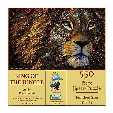 King of the Jungle 550 piece Jigsaw Puzzle