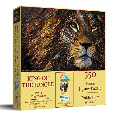 King of the Jungle 550 piece Jigsaw Puzzle