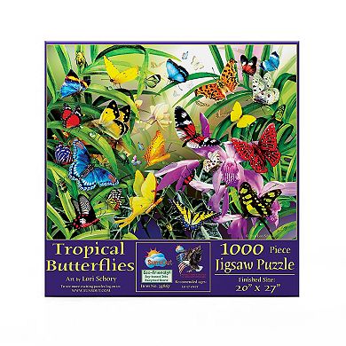 Tropical Butterflies 1000 piece Jigsaw Puzzle