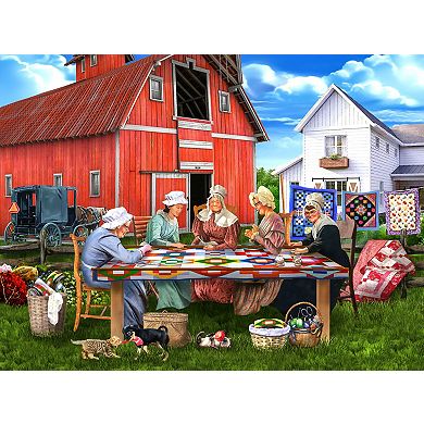 Country Quilting Bee 1000 piece Jigsaw Puzzle