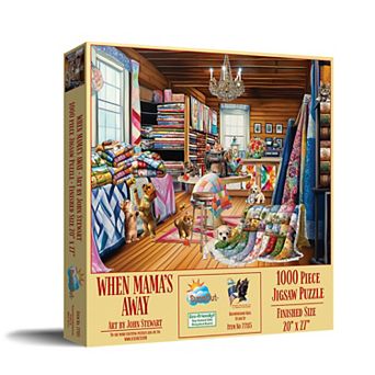 When Mama's Away 1000 pc Jigsaw Puzzle for Adults
