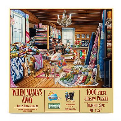 When Mama's Away 1000 piece Jigsaw Puzzle for Adults