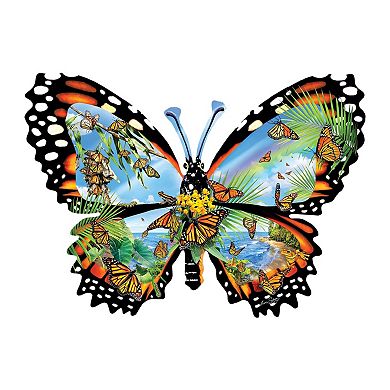 Ode to the Monarch 1000 piece Special Shape Jigsaw Puzzle