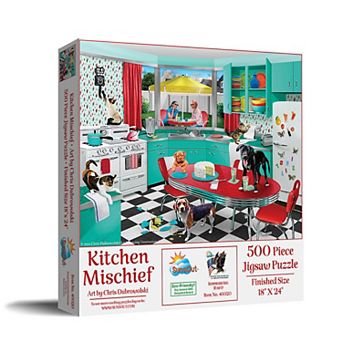 Kitchen Mischief 500 pc Jigsaw Puzzle