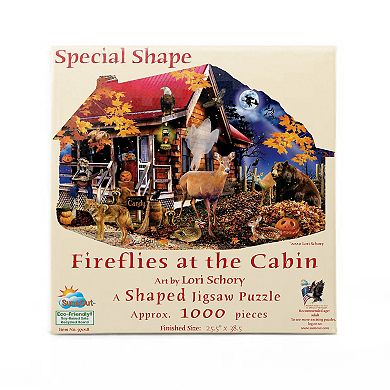 Fireflies at the Cabin 1000 piece Special Shape Jigsaw Puzzle