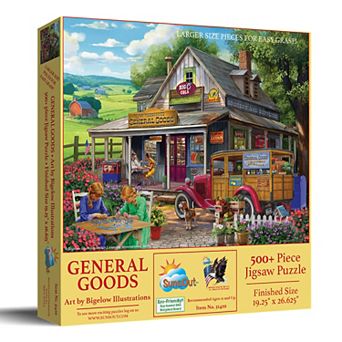 General Goods 500 pc Large Piece Jigsaw Puzzle