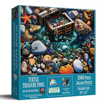 Turtle Treasure Pool 1000 pc Jigsaw Puzzle