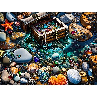 Turtle Treasure Pool 1000 piece Jigsaw Puzzle