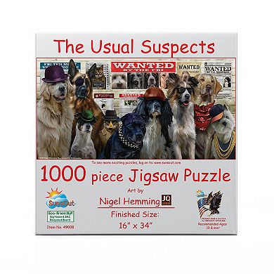 The Usual Suspects 1000 piece Jigsaw Puzzle