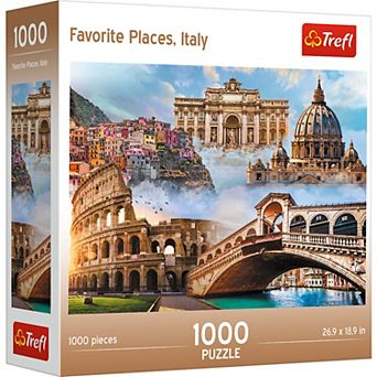 Trefl Red 1000 pc Puzzle - Favorite Places Italy