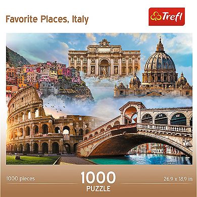Trefl Red 1000 Piece Puzzle - Favorite Places Italy