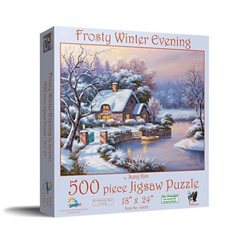 Frosty Winter Evening 500 pc Jigsaw Puzzle