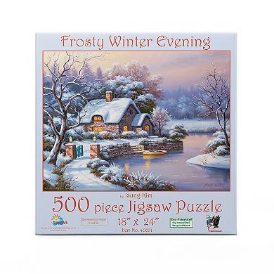 Frosty Winter Evening 500 piece Jigsaw Puzzle