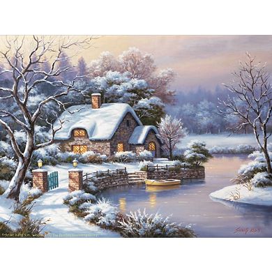 Frosty Winter Evening 500 piece Jigsaw Puzzle