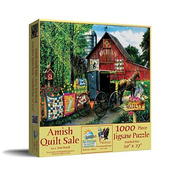 Amish Quilt Sale 1000 pc Jigsaw Puzzle