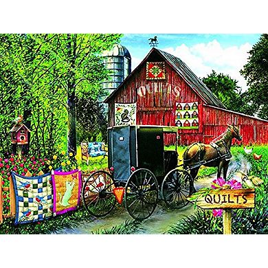 Amish Quilt Sale 1000 piece Jigsaw Puzzle