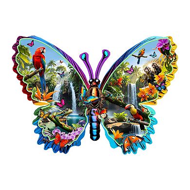 Forest Creatures 1000 piece Shaped Jigsaw Puzzle