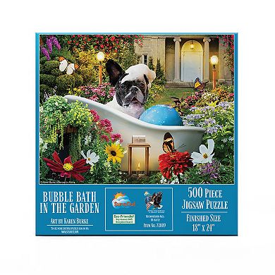 Bubble Bath in the Garden 500 piece Jigsaw Puzzle